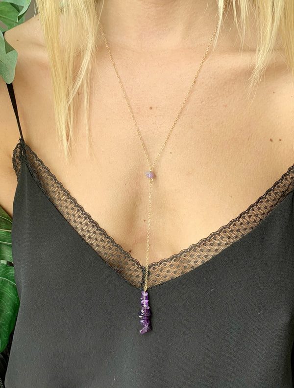 Amethyst Crystal Necklace