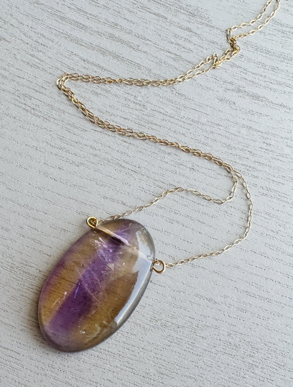 Ametrine Crystal Necklace
