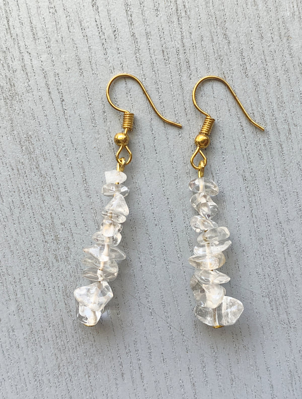 Clear Quartz Earrings