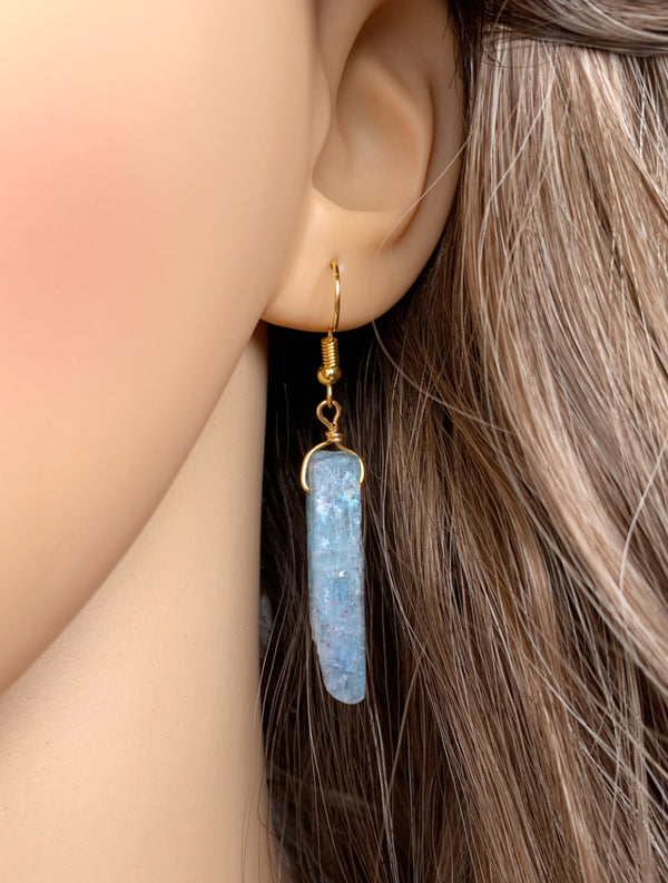 Kyanite Crystal Earrings