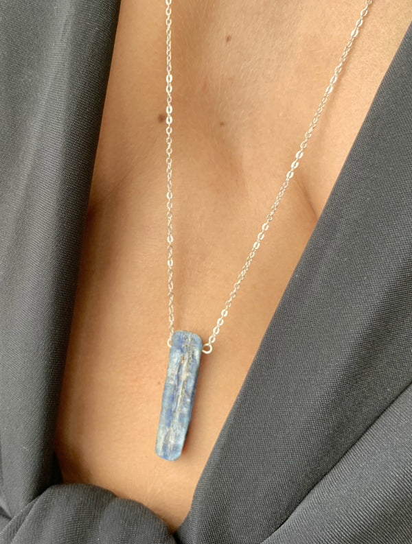 Raw Kyanite Necklace