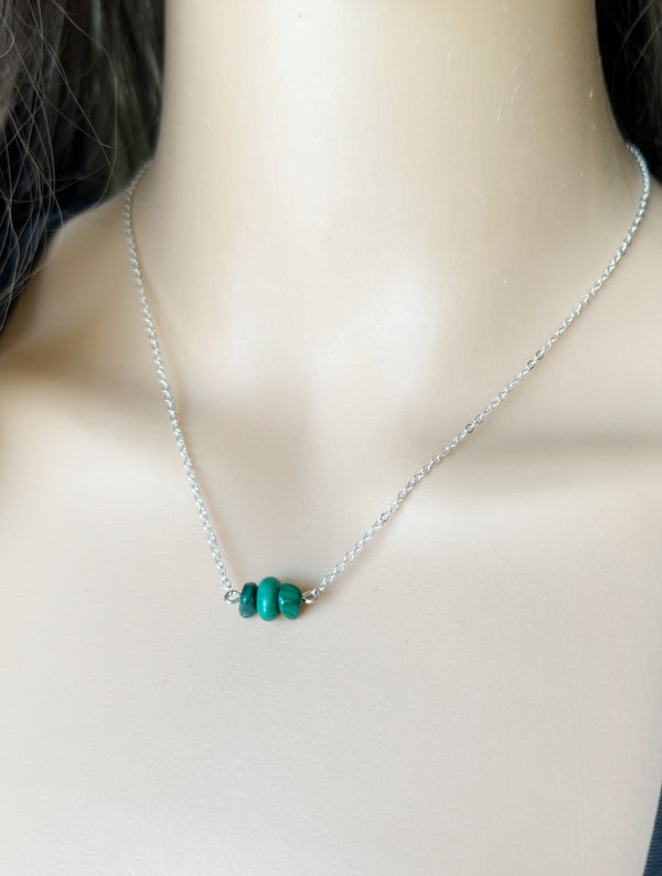 Dainty Malachite Necklace