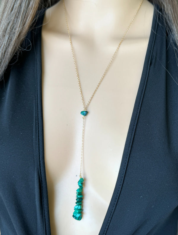 Malachite Stone Necklace