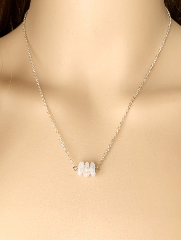 Dainty Moonstone Necklace