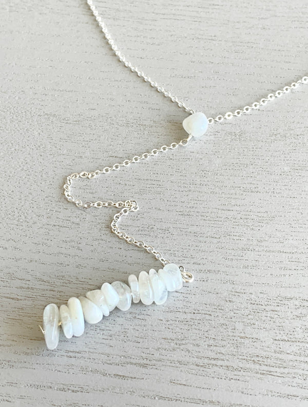 Moonstone Crystal Necklace