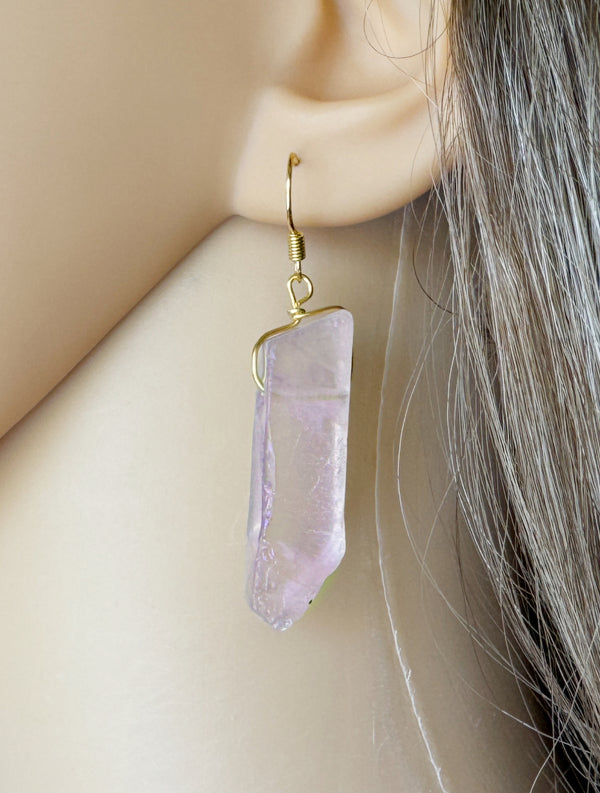 Rose Quartz Earrings