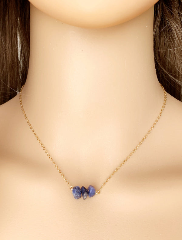 Simple Sodalite Necklace