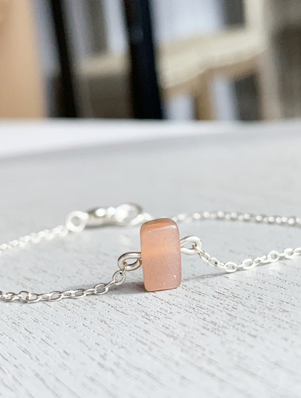Dainty Sunstone Bracelet