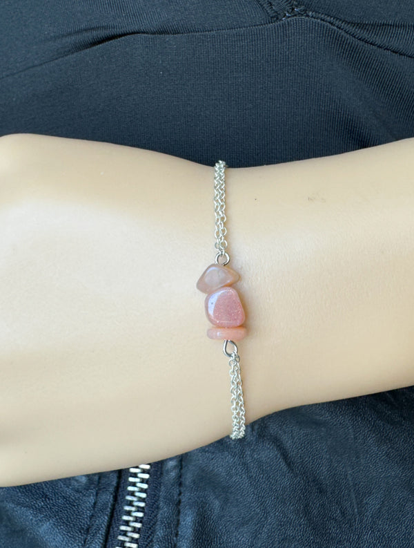 Dainty Sunstone Bracelet