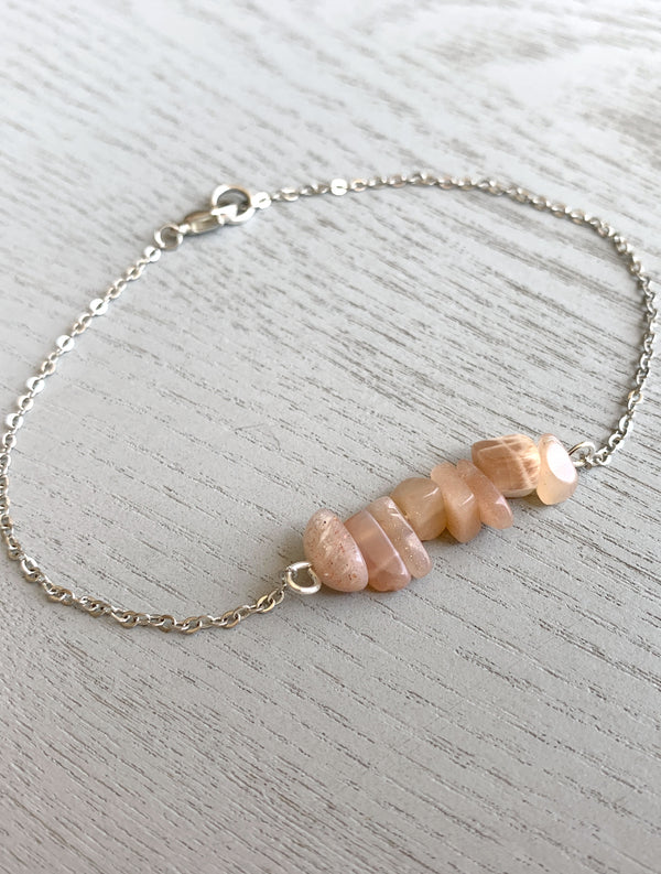 Sunstone Anklet