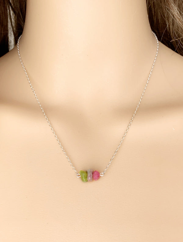 Tiny Tourmaline Necklace