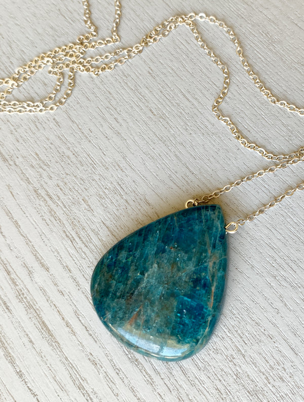 Apatite Pendant Necklace