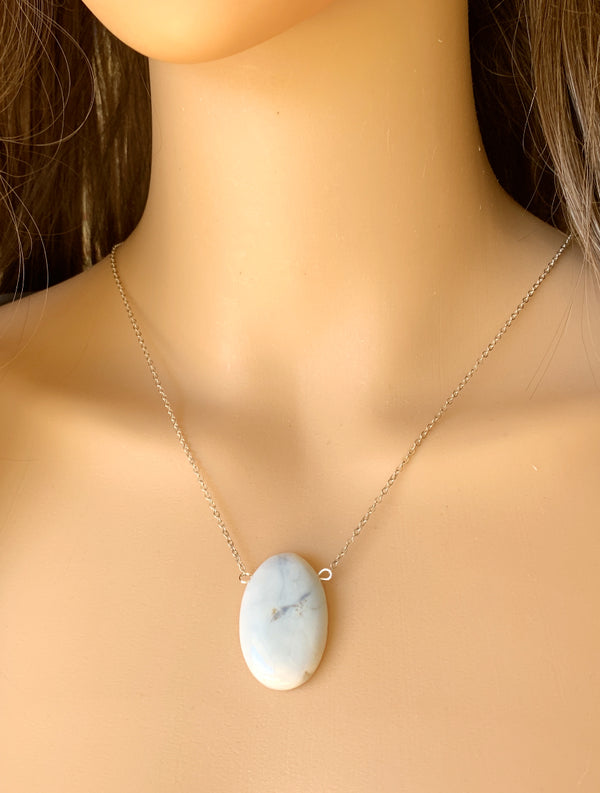 Blue Opal Necklace