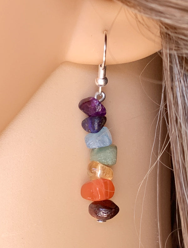 7 Chakra Earrings