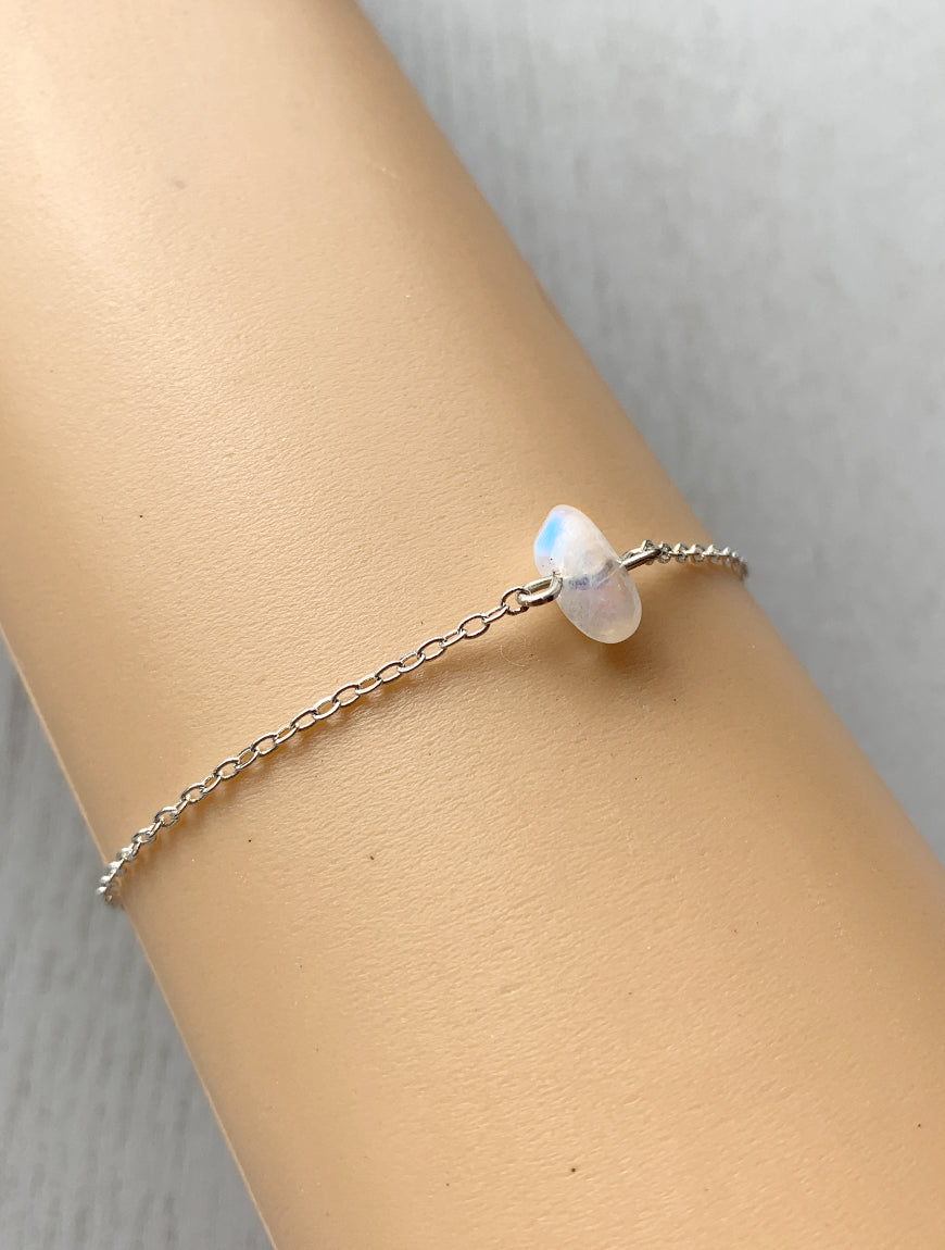 Dainty Moonstone Bracelet