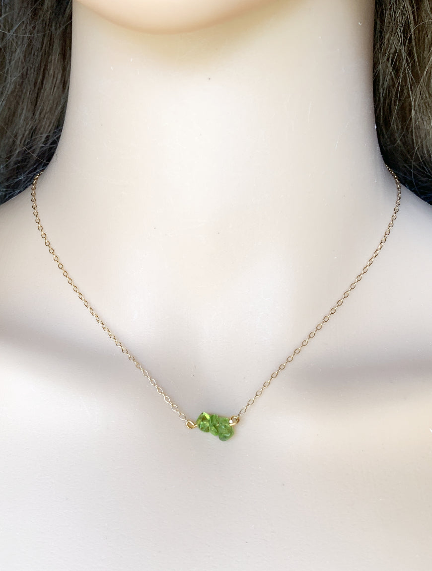 Peridot Gemstone Necklace