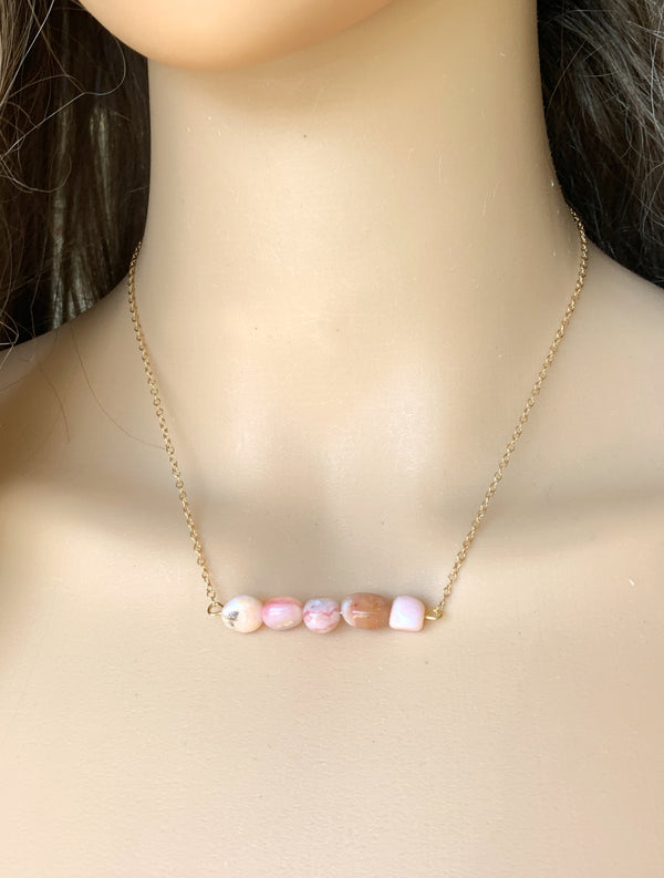 Pink Opal Necklace