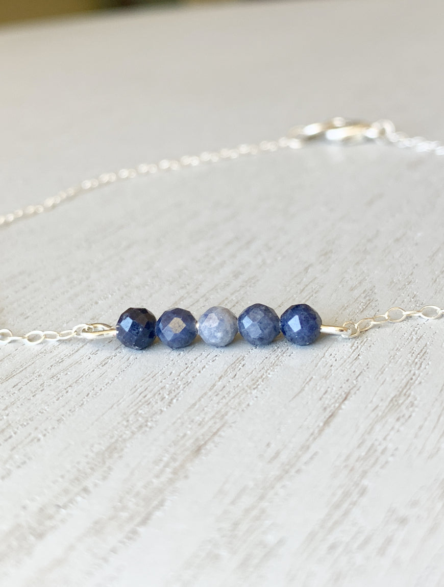 Dainty Sapphire Bracelet